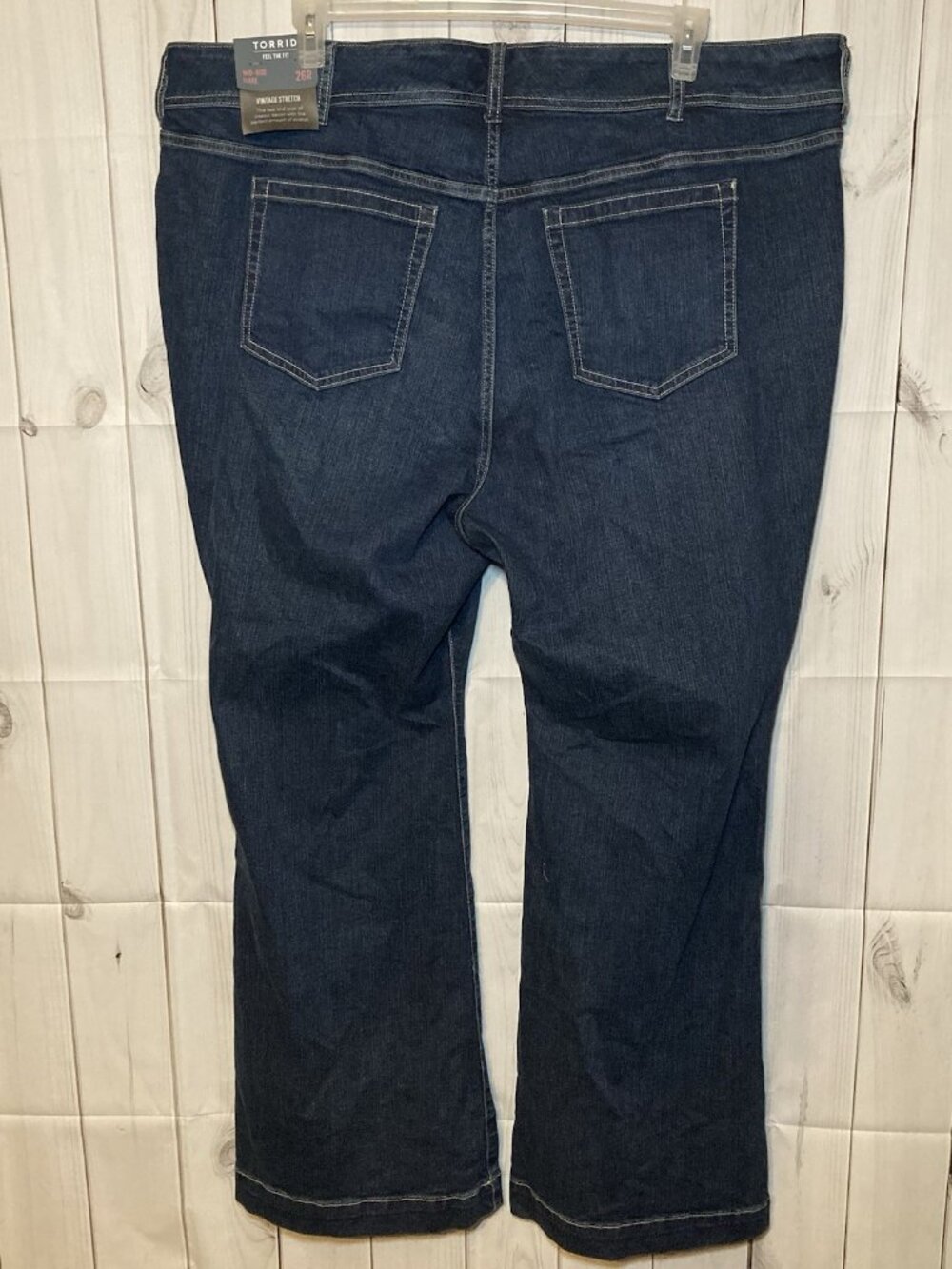 Torrid Women Feel The Fit Vintage Stretch Mid-Rise Flare Jean 26R New With Tag - Picture 7 of 7